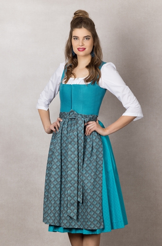 Dirndl outlet limited edition mit Spitzenschürze